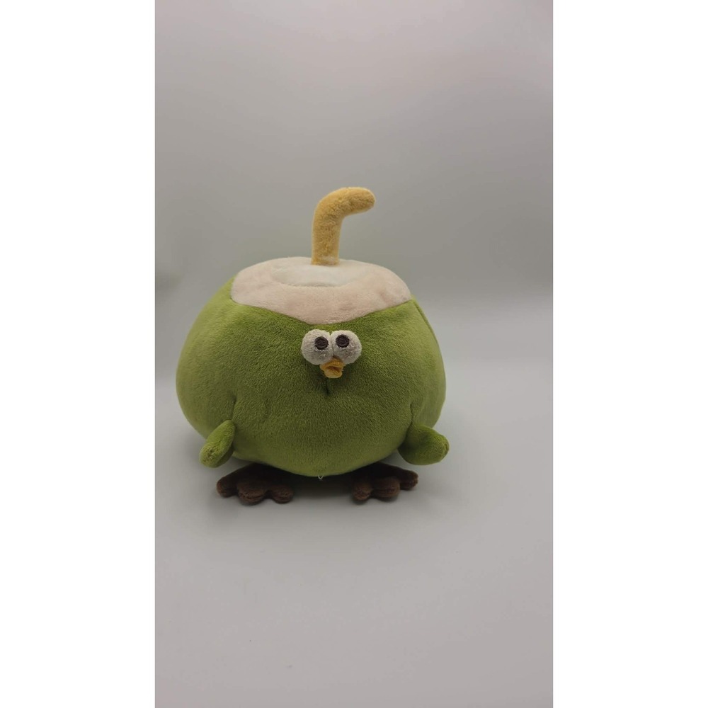 Miniso Green Coconut Chicken Bird Plush 6 Inch Stuffed Animal Toy Plushie